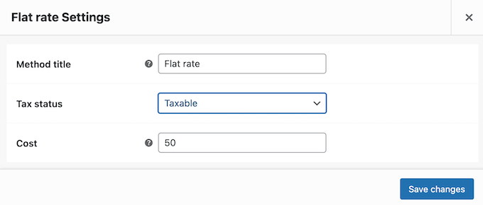 How to set up flat rate shipping in WooCommerce