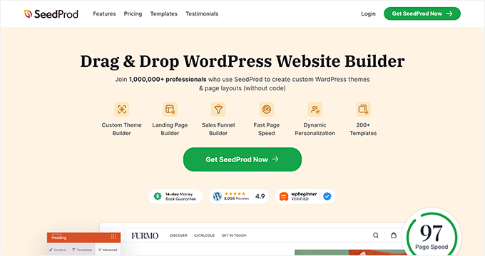 SeedProd WordPress Website Builder